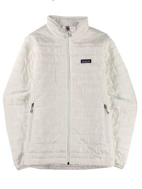 white Patagonia Women's Nano Puff jacket size S
